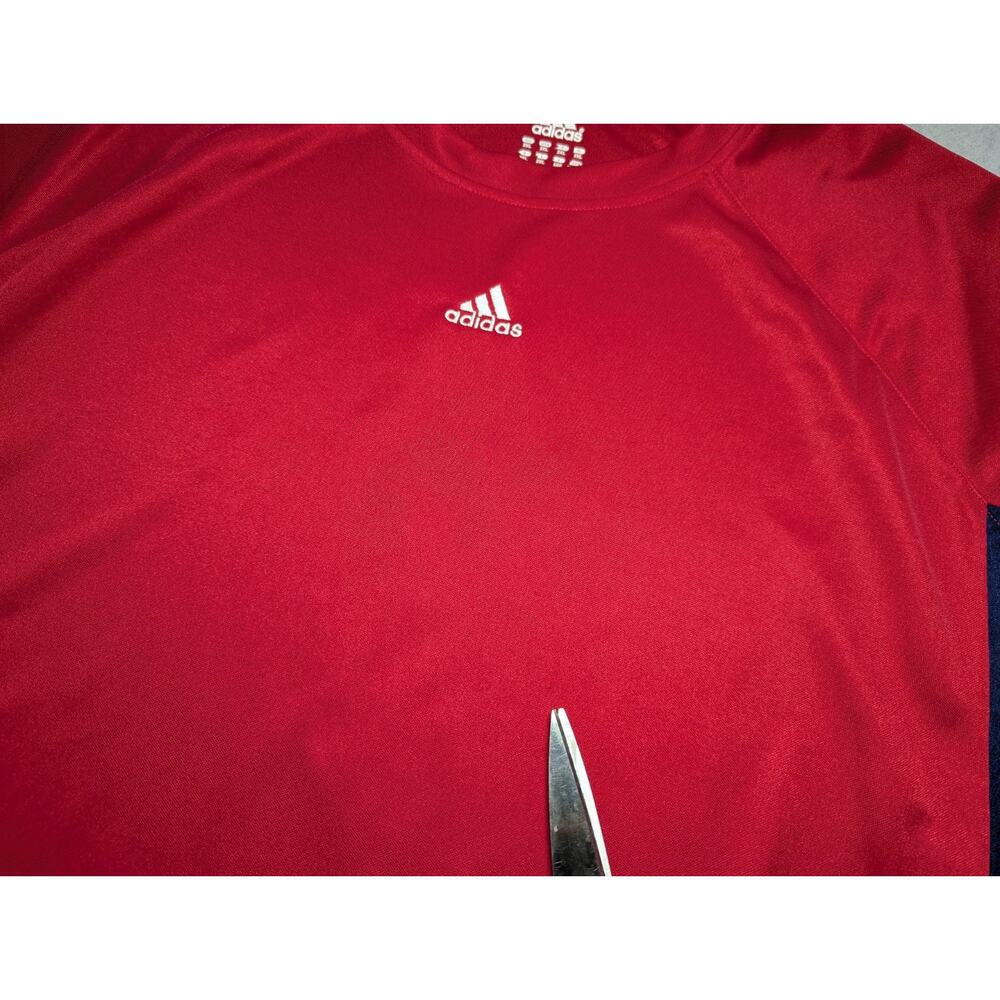 Adidas Men's XXL Vintage England Soccer Jersey Shirt #7 Beckham Red Blue - Picture 4 of 9